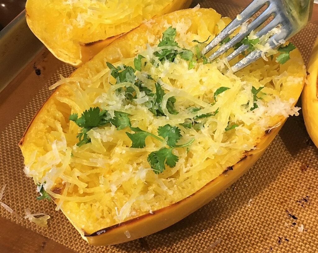 How to Cook Roasted Spaghetti Squash - More With Less Today