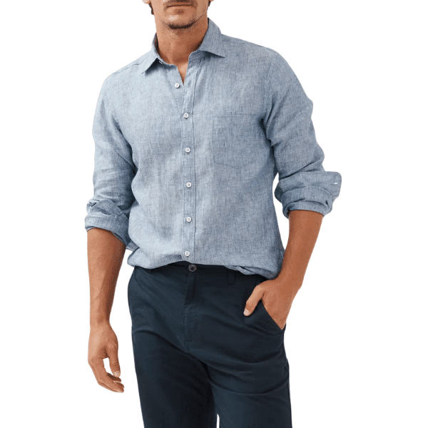 Seaford Linen Button-Up Shirt